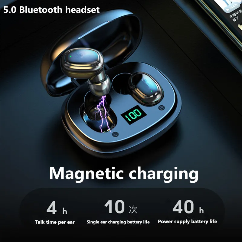 Tws Bluetooth беспроводные наушники 5 0 игровая гарнитура вкладыши с Hifi шумоподавляющие Беспроводные