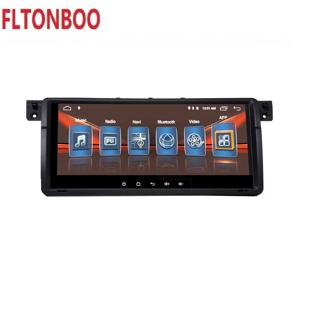 Cheap 8.8 inch full touch Android 9 car radio player for  bmw  E46 M3 ,Canbus,bluetooth,steering wheel,16GB  gps navigation 8