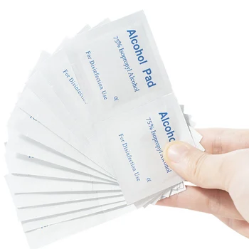

100 Pcs Alkohol Nass Wischen Einweg Desinfektion Antiseptische Haut Reinigung Pflege Schmuck Handy Sauber Wischen HFing