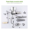 Stainless steel manual juicer Meat, fruit, vegetables, wheatgrass press Household kitchen tools  Hand - operated juice machine 5