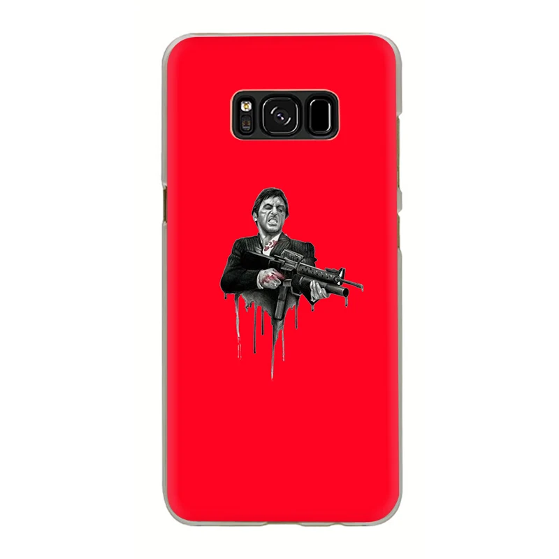 EWAU scarface жесткий чехол для телефона с рисунком в виде обложка чехол для Samsung Galaxy S6 S7 S8 S9 S10e плюс Note8 9 M10 20 30 40 - Цвет: H5