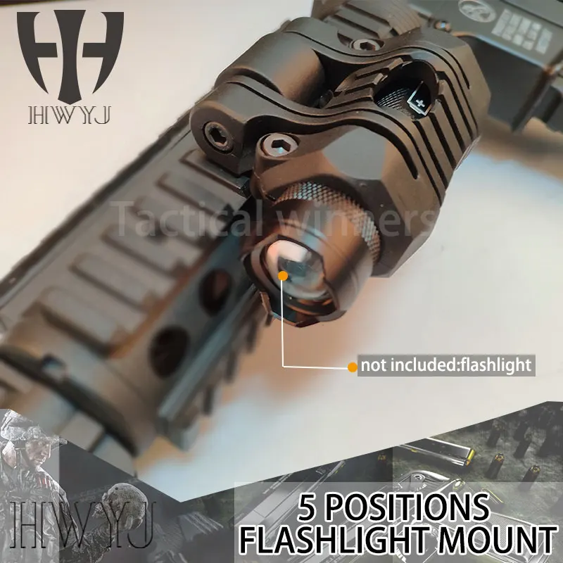 

airsoft Store Flashlight mount 5 position flashlight Mount for 20mm rail