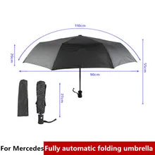 Полностью автоматическая машина для автомобиля логотип наклейка с зонтиком для Mercedes Benz W164 W215 AMG R350 R300 R320 R400 R500 ML500 ML350 ML320 ML300 ML450