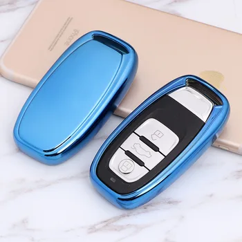 

Soft TPU Car Key Case Cover For Audi A1 A3 A4 A5 A6 A7 A8 A4L A6L Quattro Q3 Q5 Q7 2009 2010 2011 2012 2013 2014 2015 Accessorie