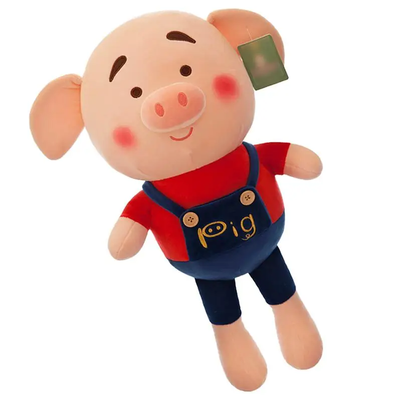 40cm Red Милый поросенок плюшевая игрушка прекрасный мультфильм плюшевые подушки уникальный нежный мягкая игрушка для детей Рождественский подарок - Цвет: 40cm Red