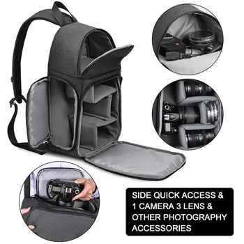 

Multifunctional Messenger Single Shoulder Camera Bag Waterproof Breathable Wear-resistant Zipper Bag LXX9