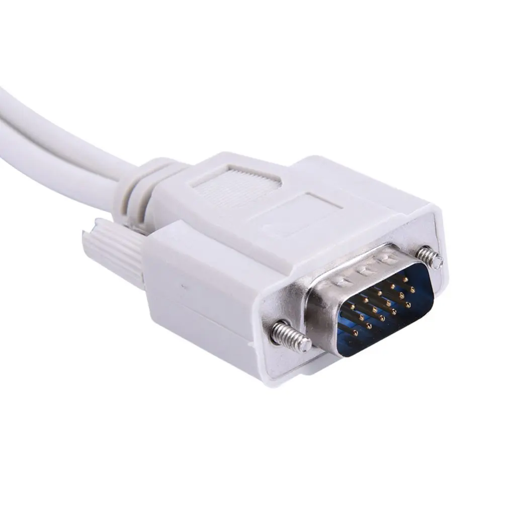 0 3 метров портативный разветвитель VGA SVGA 1 шт. на 2 монитора штекер двойные гнезда Y