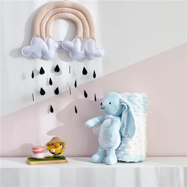 2 шт./компл. детские мягкие игрушки животных soothe одеяло из микрофибрового плюша кролик защитное покрывало упустить полотенце Прорезыватель для зубов умиротворяющее одеяло