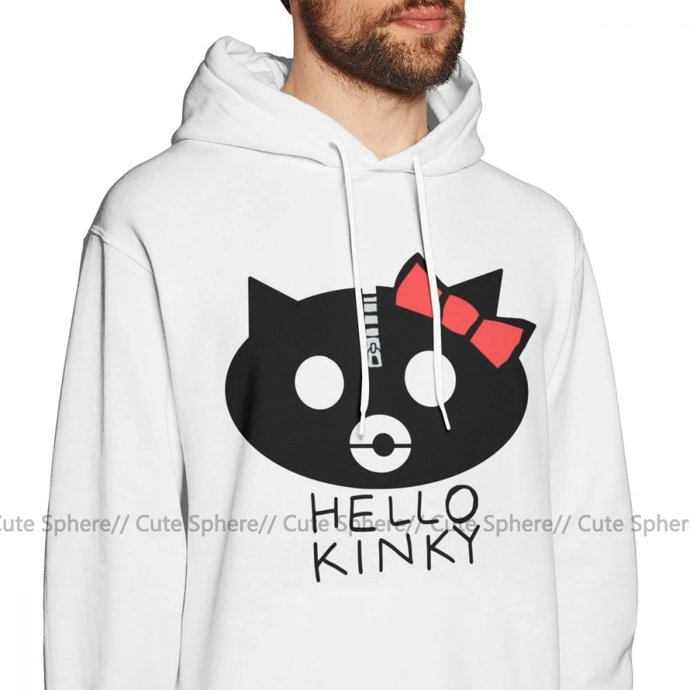 Gorillaz худи Hello Kinky толстовки хлопковые мужские пуловеры с капюшоном Длинные Зимние Синие крутые более размер свободные толстовки
