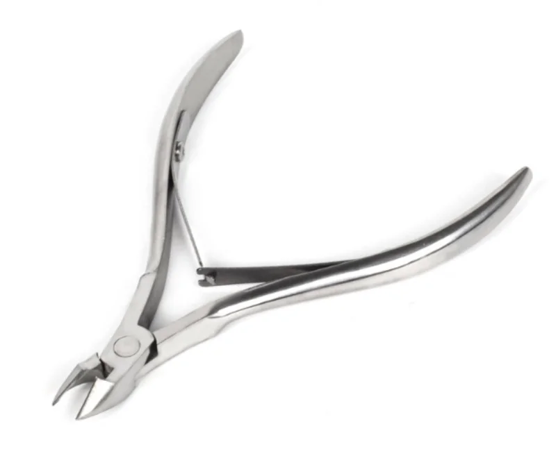 Stainless steel nail art dead skin invisible nail scissors remove dead skin tools/200