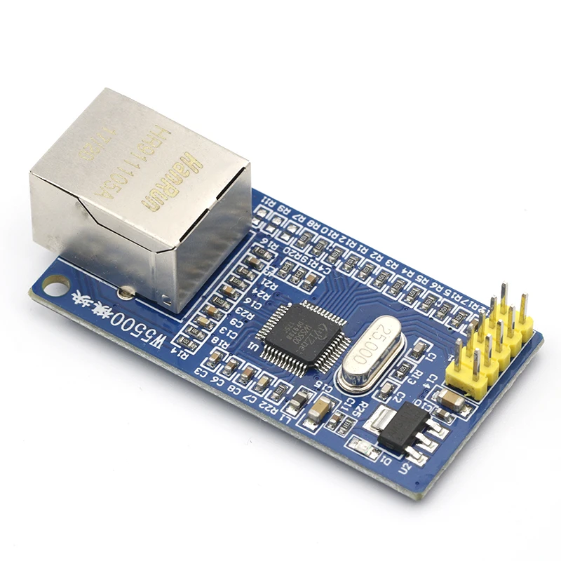 W5500 сетевой модуль Ethernet аппаратное TCP/IP 51/STM32 микроконтроллер программы по W5100