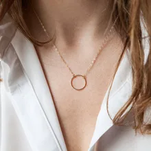 Abdoabdo, винтажное ожерелье с подвеской, женское ожерелье, золотая цепочка-чокер, массивное ожерелье для женщин, ювелирные аксессуары, подарок