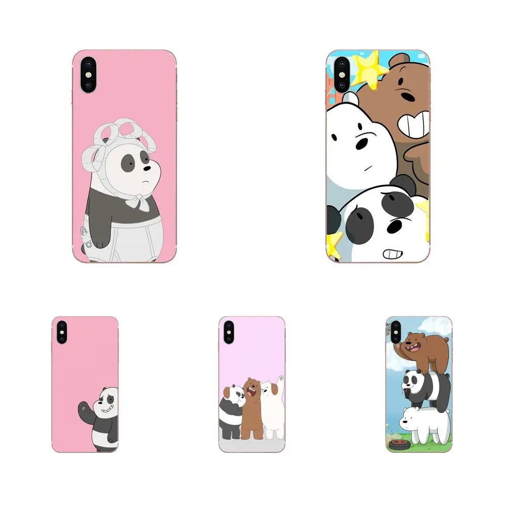 Мягкий Сотовый телефон We Naked Ice Bear в стиле панды для Huawei Honor Nova Note 5 5I 8A 8X 10 Pro 9X Moto G G2 G3