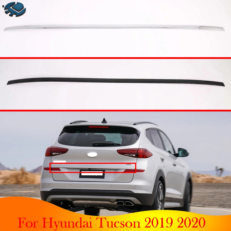 Накладка на заднюю дверь багажника для Hyundai Tucson 2019 2020 ABS хромированная |