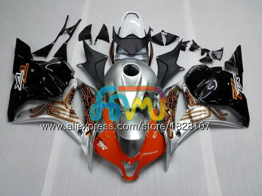 No. 33 Orange Литья под давлением для HONDA CBR600RR CBR600 RR F5 09, 10, 11, 12, 105BS. 18 CBR 600 RR 600RR 600CC 2009 2010 2011 HANNSpree Горячая 2012 обтекатели - Цвет: No. 33 Orange