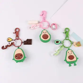 

1Pc new Creative Fruits Avocado keychain bag Pendant Action Figures Toy Models Collection Toys for kids gift