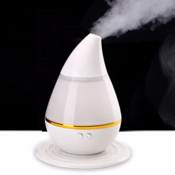 

KAIPUTE 200ml Mini USB Portable Ultrasonic Aroma Humidifier Water Diffuser Mist Maker with Light for Car Office Home