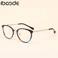 Iboode TR90 сплав стекло es оправа для мужчин и женщин Близорукость глаз Стекло по рецепту оправы для очков оптические очки Oculos De Grau