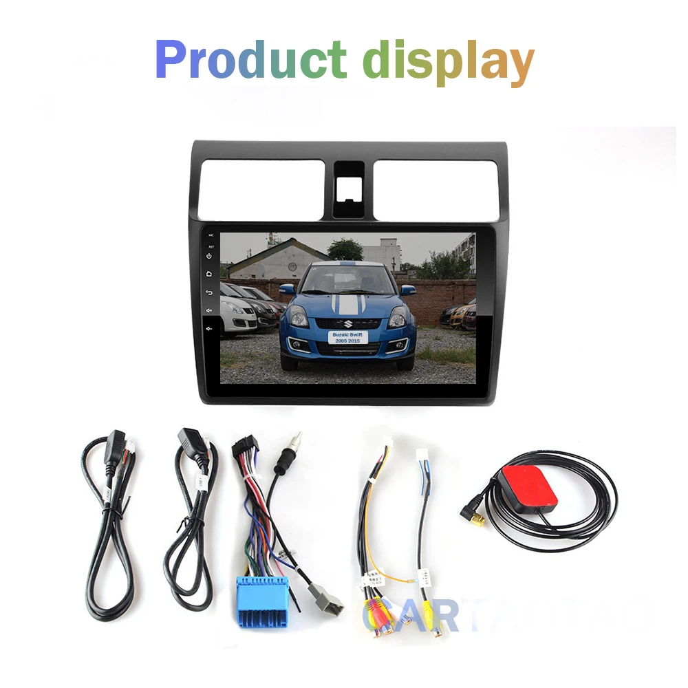 Lelv 10," 2din автомобильный экран Android 8,1 GO автомобильный dvd-плеер для Suzuki Swift 2005 2006 2007 2008- автомобильный Радио gps навигация