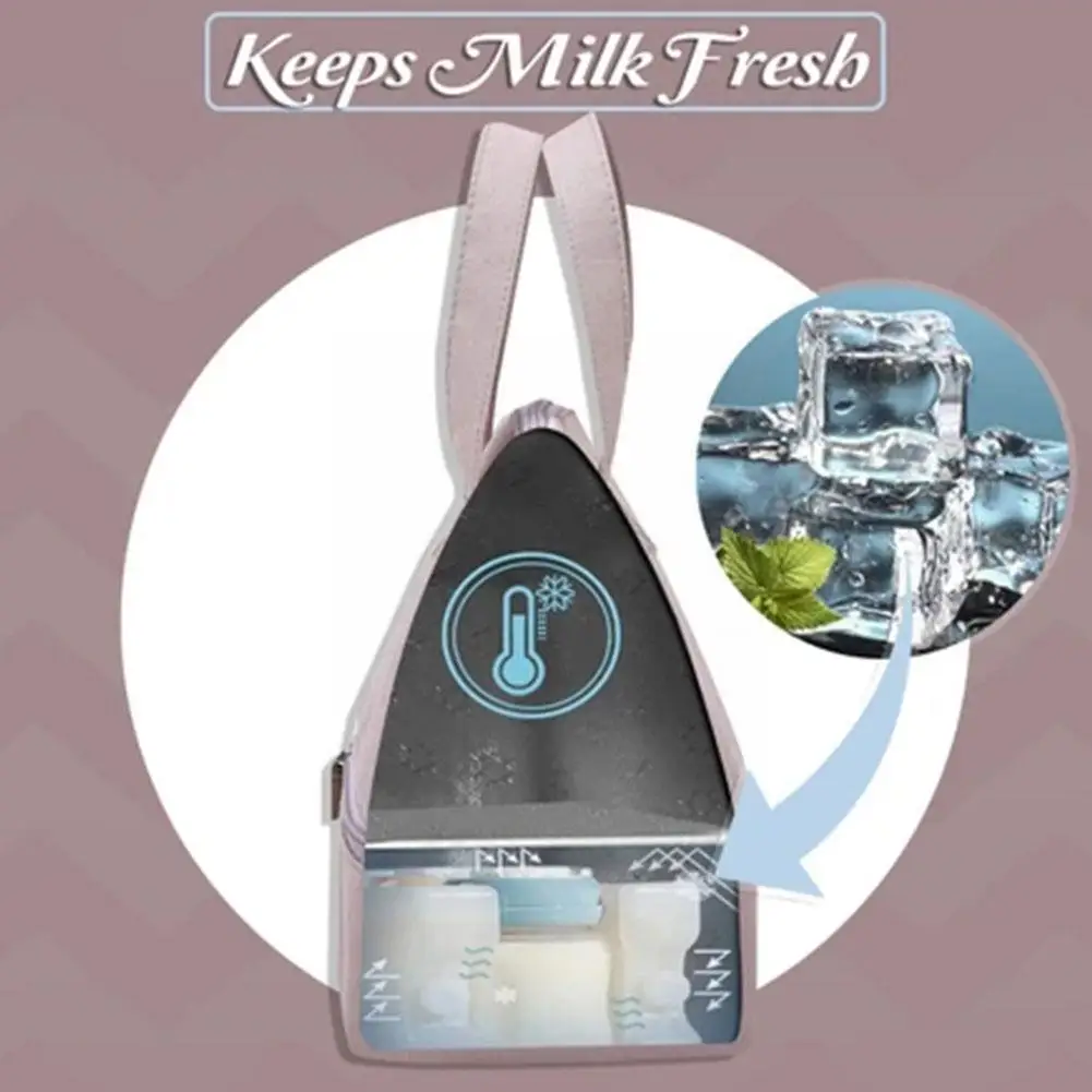 Insulation Bag Milk Storage Breast Pump Maternity Cooler Insulated Keeping Baby Bottle Layer Baby Bag Tote Food K4e7