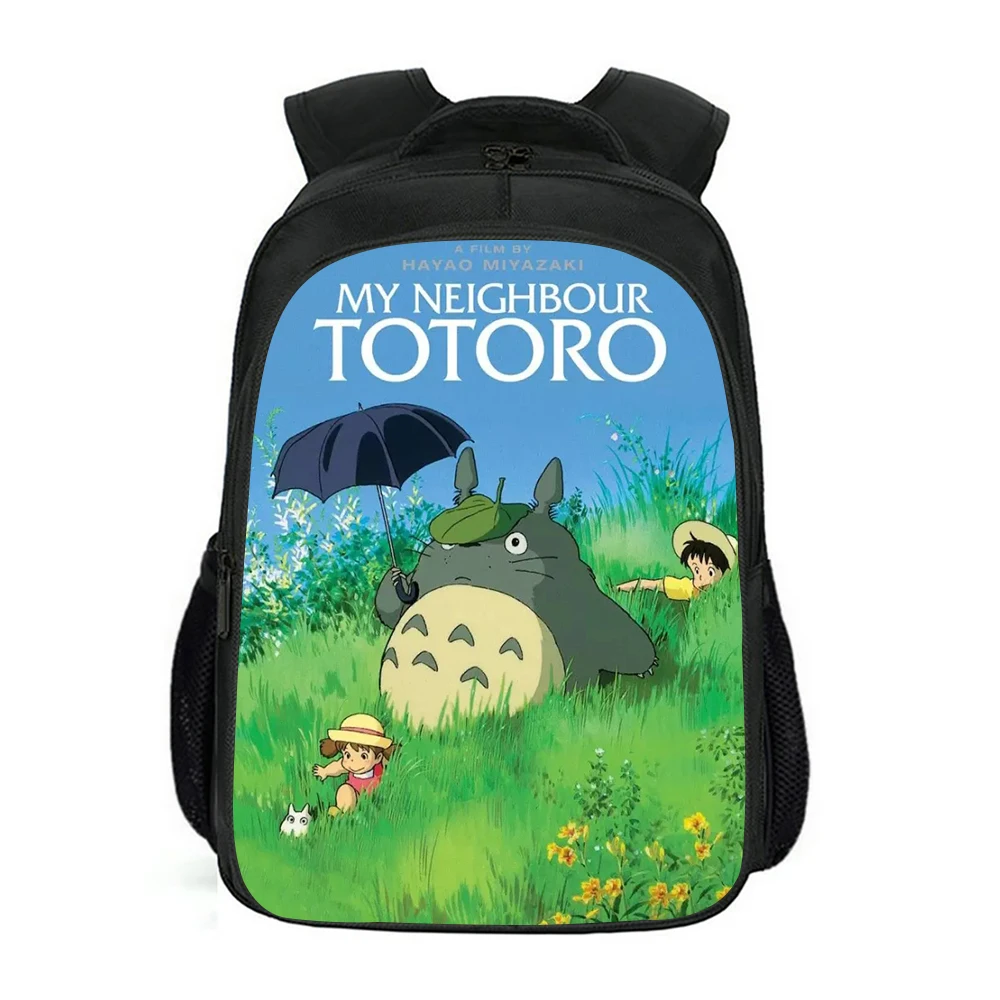 

UPGRADED VERSION TOTORO Anime Pattern Kids Backpack Mochila Infantil Ralph School Bags Spirited Away Children Backpack