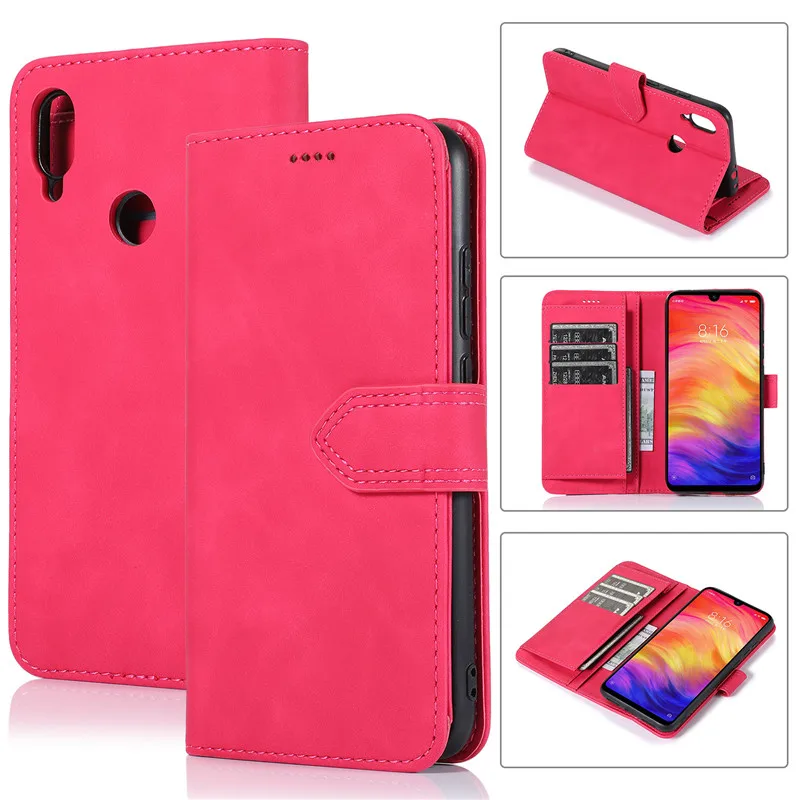 Роскошный кожаный чехол с откидной крышкой для Xiaomi mi 9T Pro Red mi Note8pro K20 Note 7 8 Pro 7A 8A Pro держатель для карт