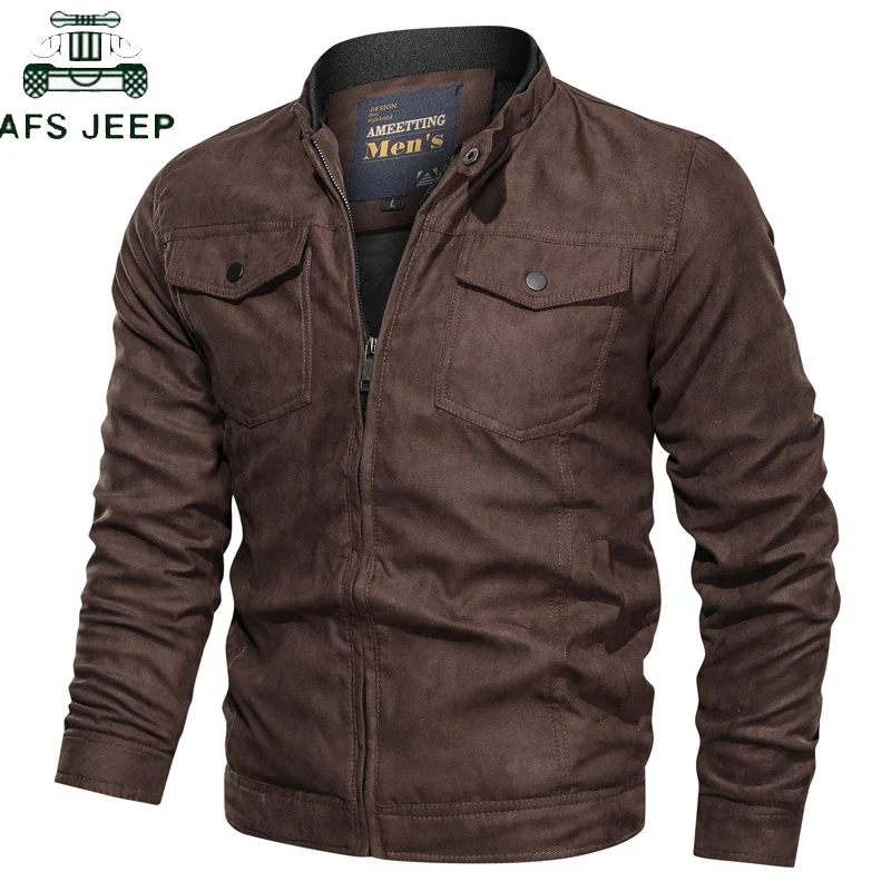 

Autumn Winter Warm Military Jackets Men 2019 Fashion Stand Collar Casual Vintage Army Combat Tactical Pilot Jacket Plus Size