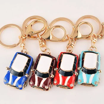 

Car Alloy Keychain Keyring Pendant Car Model Key Chain Ring Holder For Mini Cooper S JCW One Countryman Accessories