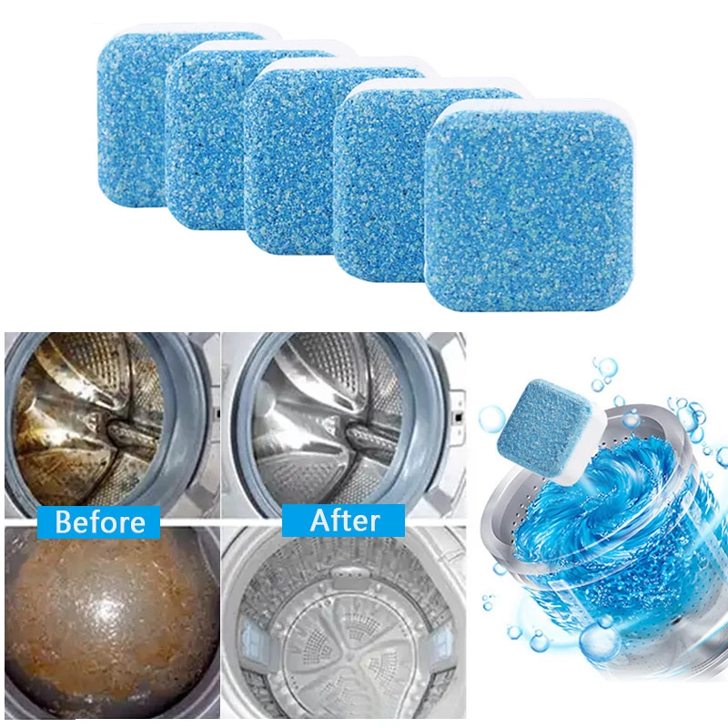 

20Pcs Washing Machine Tank Cleaner Washing Machine Cleaner Washer Deep Cleaning Remover Deodorant Detergent Effervescent Tablet