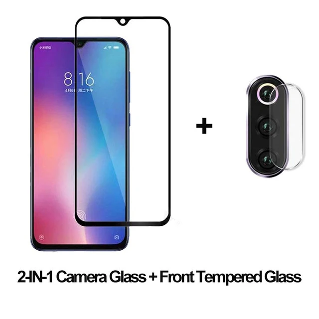 2in1 1Front 1Lens 2-в-1 камера Стекло для xiaomi mi 9 lite Honor 9 lite светильник защитная пленка из закаленного стекла на xio mi 9 se 9t pro 9se mi 9 lite mi 9se mi 9 mi 9t объектив пленка - Цвет: 2in1 1Front 1Lens