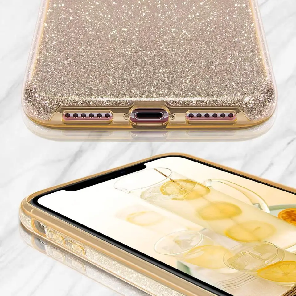Luxury Gold Bling Glitter Case Cover For IPhone 12 Pro Max 11 XS XR 8 7 6 - Foto 10