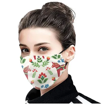 

1PC Adult Mouth Mask + 2PCS Activated Carbon Filters Breathable Washable Face Mask Reusable Cycling Mouth Cover Masken Waschbar