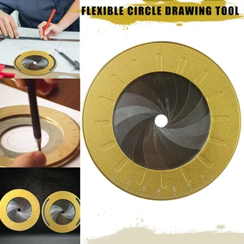 

Flexible Circle Drawing Tool Rotary Adjustable Small Portable for Designer Woodworking Hogard