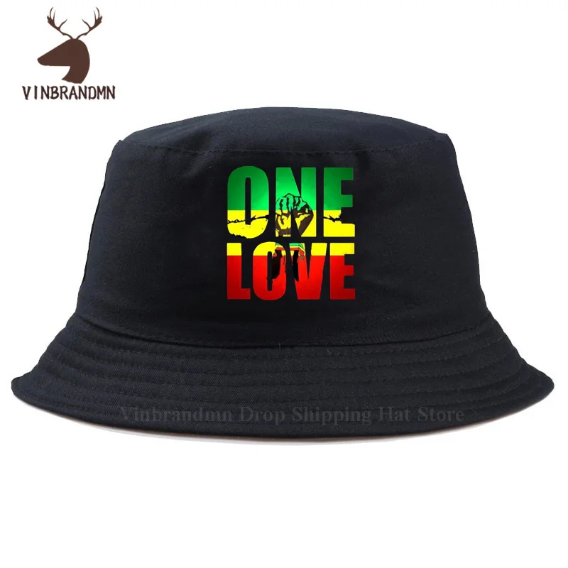 One Love Music Reggae Rasta Chapeau Bob Jamaïcain Pour Homme Et