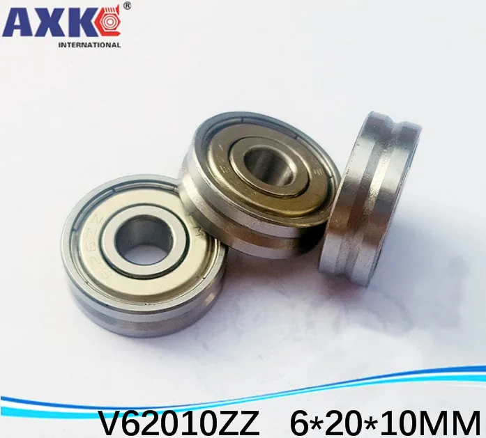 V62010ZZ V626ZZ V паз направляющие колеса подшипники 6*20*10 мм шкив роликовый треугольный подшипник для пружинной машины 6x20x10