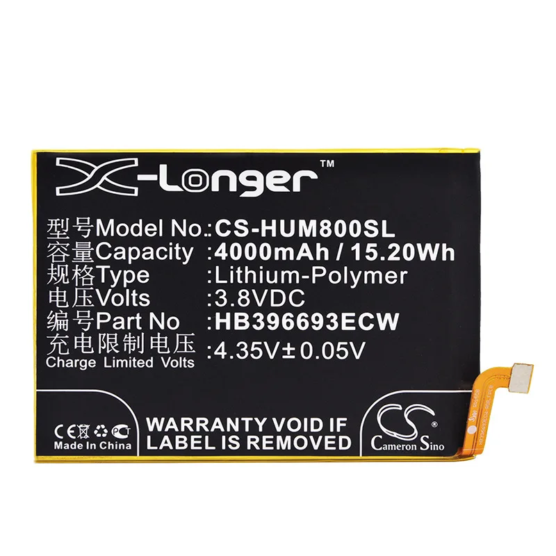 CameronSion для HUAWEI Ascend Mate 8 M200-UL00 NXT-DL00 NXT-L09 NXT-L29 HB396693ECW аккумулятор | Мобильные телефоны