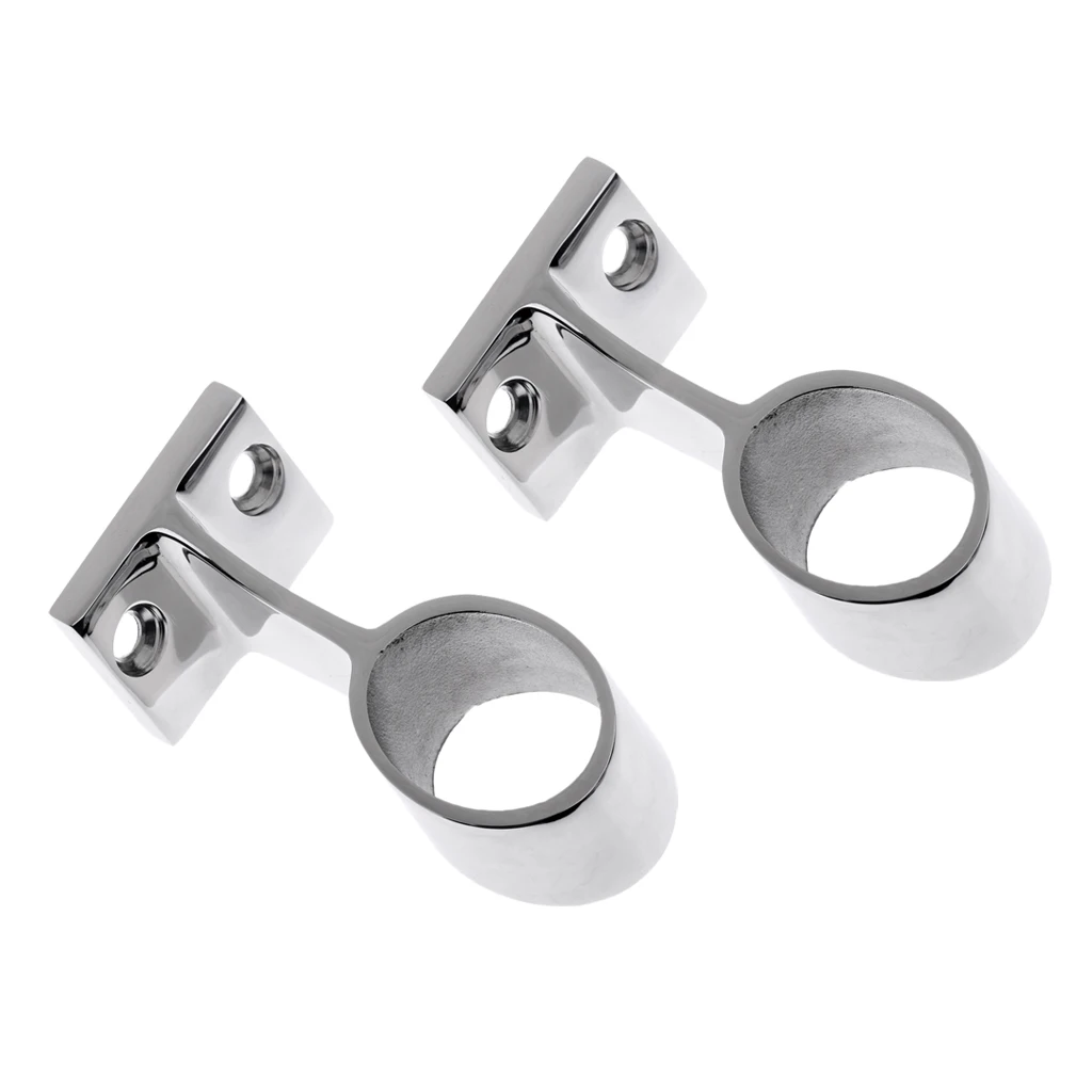2xMarine 316 Stainless Steel Boat Hand Rail Center Stanchion For Pipe 1 2xMarine 316 Stainless Steel Boat Hand Rail Center Stanchion For Pipe 1
