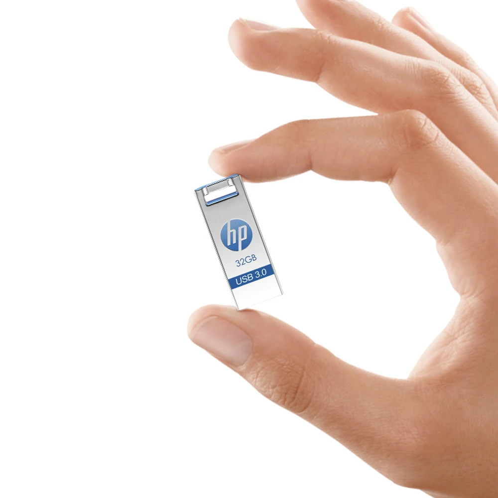 Металлический мини флеш накопитель HP usb 3 0 64 ГБ металлический 128 высокоскоростной