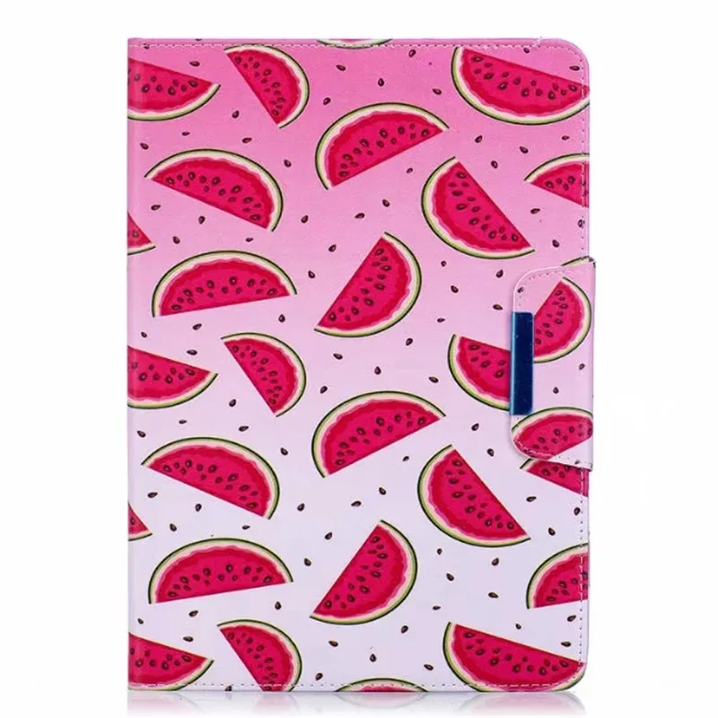 watermelon Модный чехол для планшета с фламинго, единорогом, пандой, Funda для iPad 10,2, чехол, кожаный чехол для iPad 10,2, чехол 7-го поколения - Цвет: watermelon