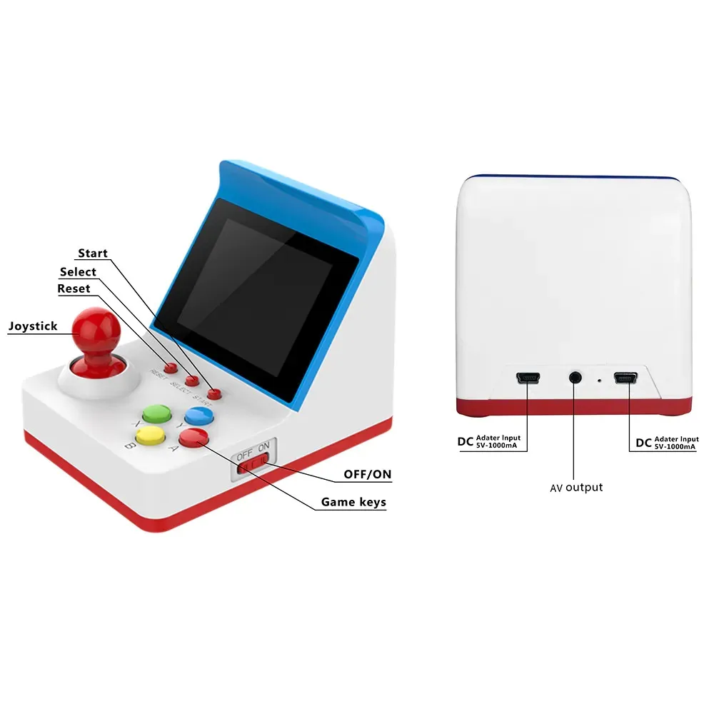 Игровая консоль мини аркадная игра Ретро машины для детей с 360 классические видеоигры встроенные 360 классические игры zz6