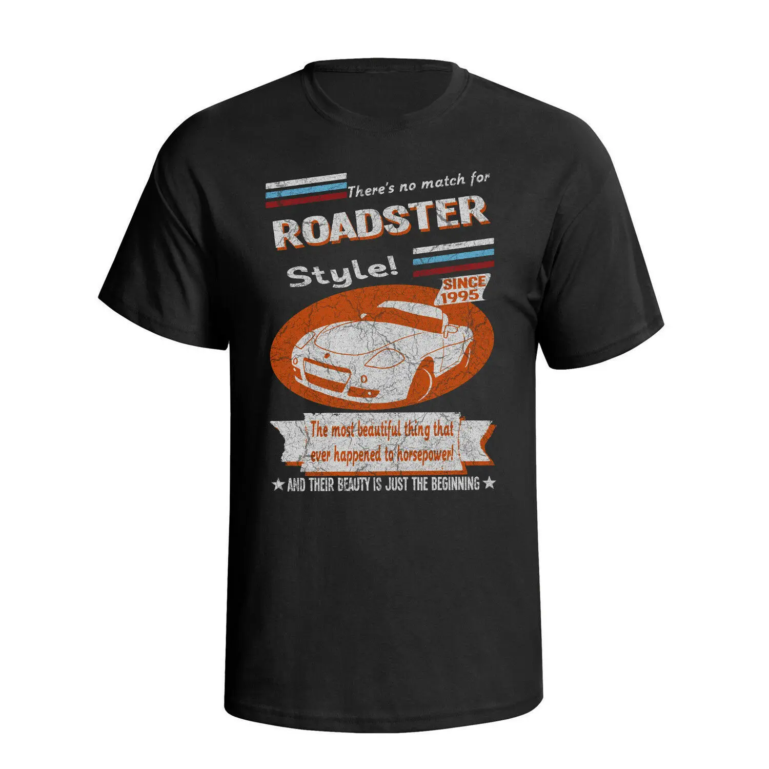 

Fiat Barchetta Roadster 1995 Retro Style Mens Car T-Shirt