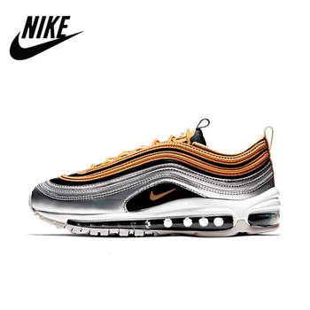 

Original Authentic Nike Air Max 97 OG QS Silver Bullet Men's Sneakers Breatheable Running Shoes AQ4137-700