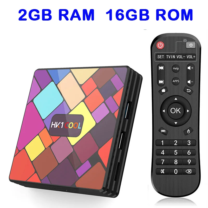 Android 9,0 Смарт ТВ приставка HK1 крутой RK3318 Четырехъядерный 4G/64G двойной wifi BT IP tv Neflix Youtube Google плеер телеприставка pk hk1 max - Цвет: 2G 16G TV BOX