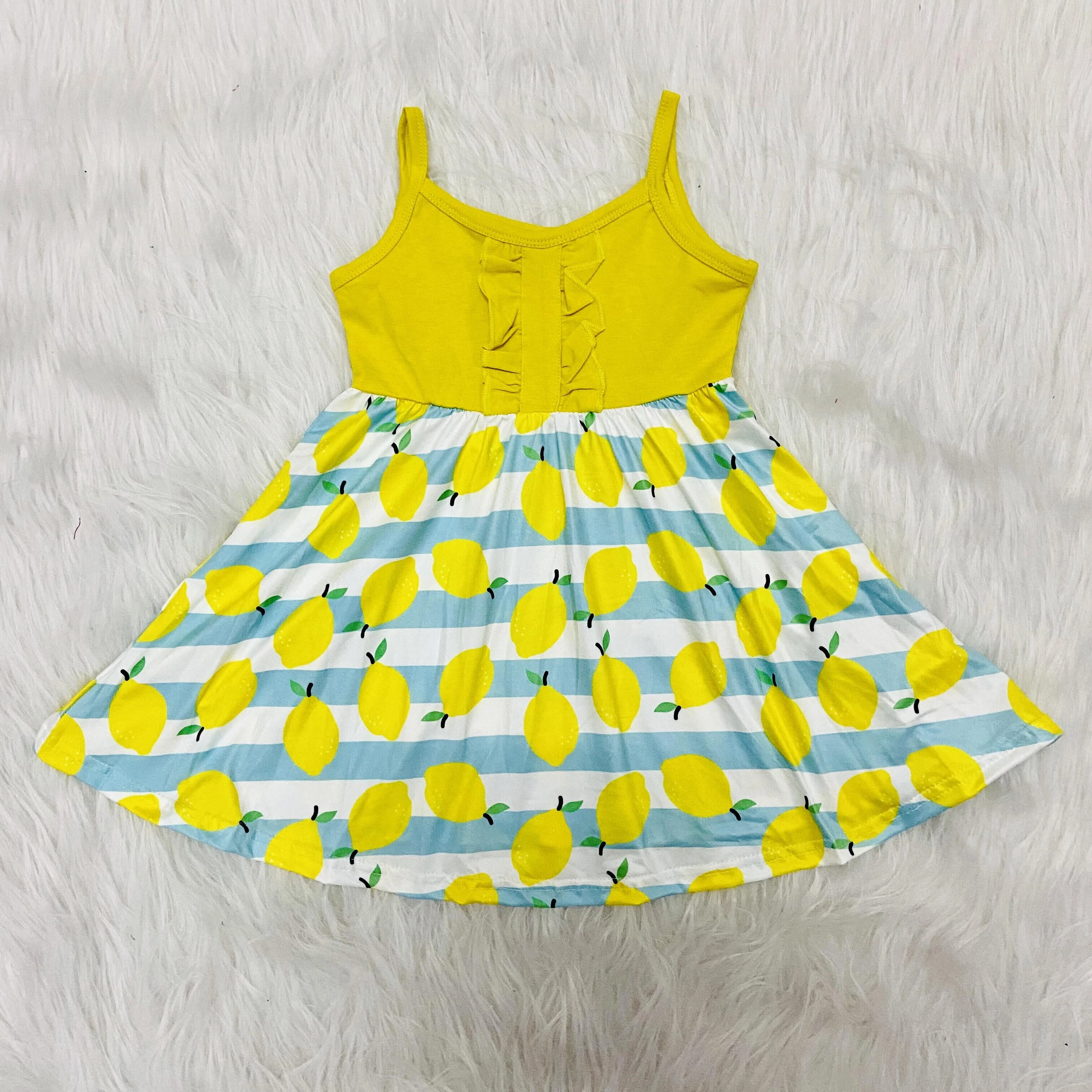 newborn lemon dress
