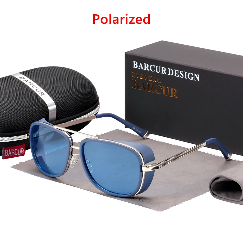Polarized Черепаха солнцезащитные очки Железный человек 3 Matsuda TONY стимпанк Солнцезащитные очки Мужские зеркальные коричневые градиентные солнцезащитные очки мода - Цвет линз: Polarized