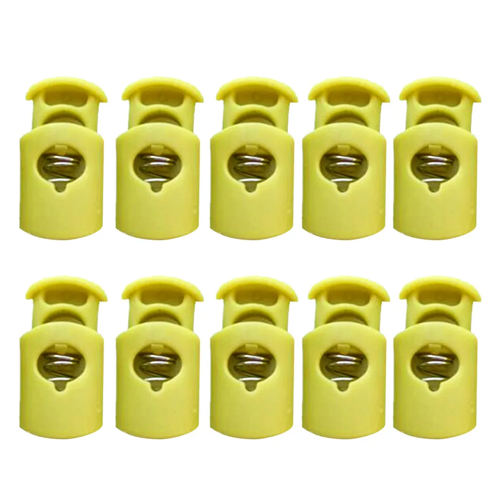 Pack Of 10pcs Barrel Cord Lock Toggle Stopper For Paracord/ Bungee Cord/ Accessory Cordage/ Drawstrings
