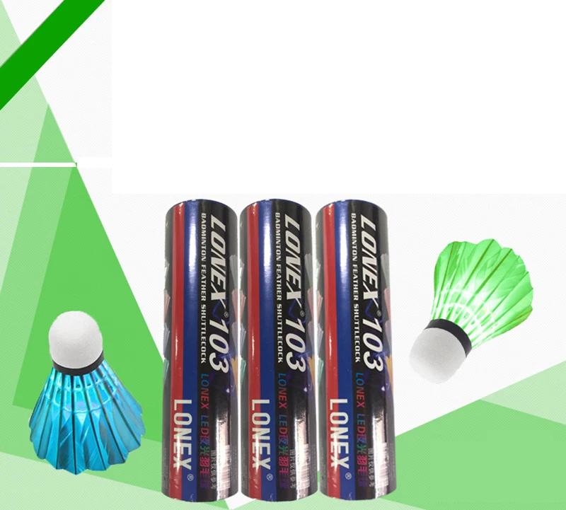 Details about   IC KE_ 4Pcs Creative LED Light Badminton Balls Plastic Outdoor Sports Shuttleco 
