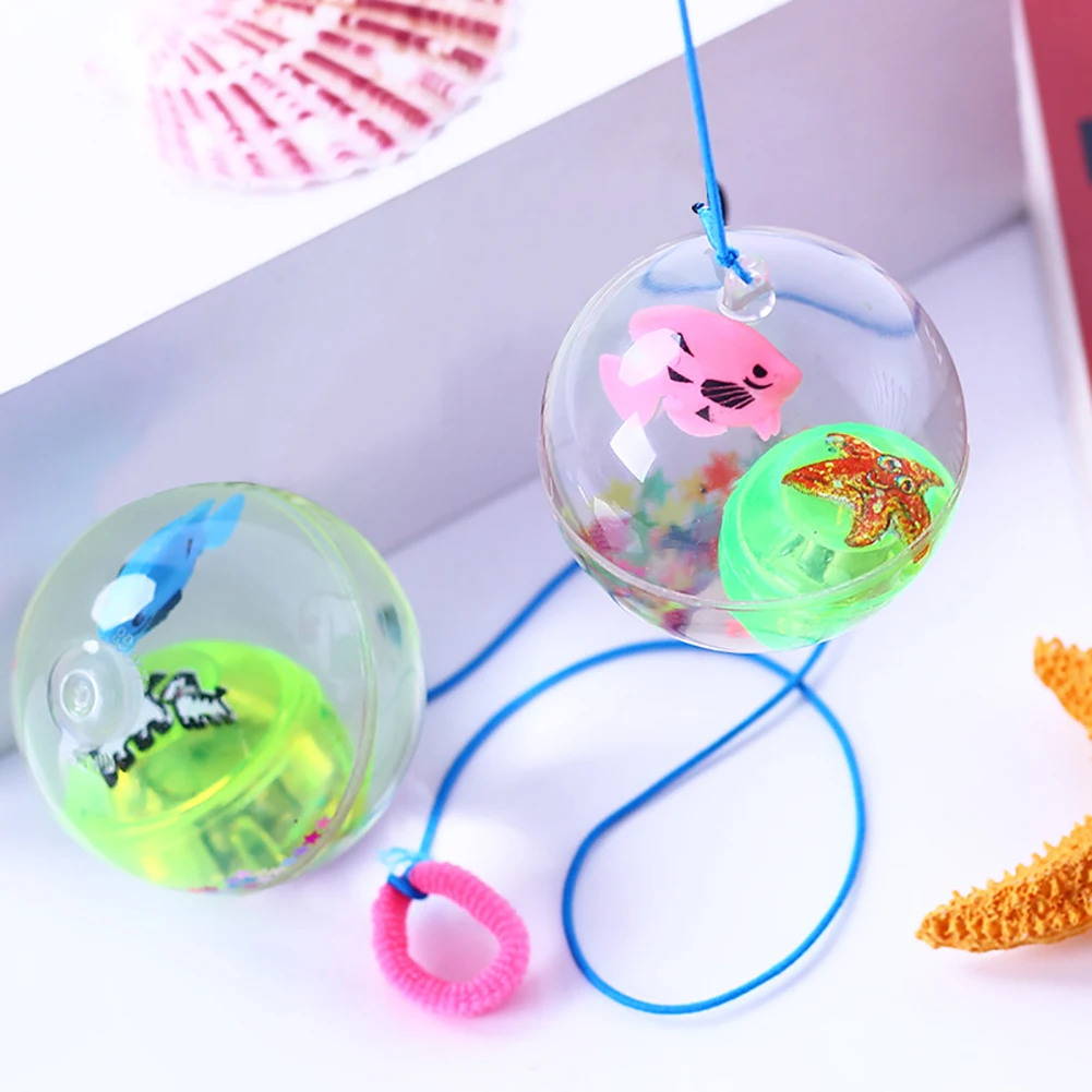 Мультфильм большая эластичность Автоматическая Вибрация переключатель предназначен для рыбы внутри Автоматическая Вибрация переключатель светящийся эластичный шар Детская игрушка подарок