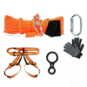 

40M-50M 13.725KN 1400KG 10MM Aerial work insurance Anti-fire Outdoor safety belt rock climbing harness rigging hardware