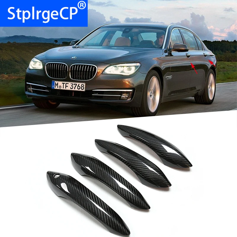 Для BMW 7 series F01 F02 F03 F04 2009-2015 автомобильные аксессуары из углеродного волокна ручка